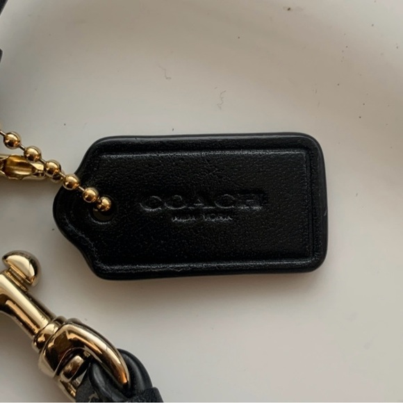 Coach Black Leather Double Zip Wristlet - Picture 3 of 5